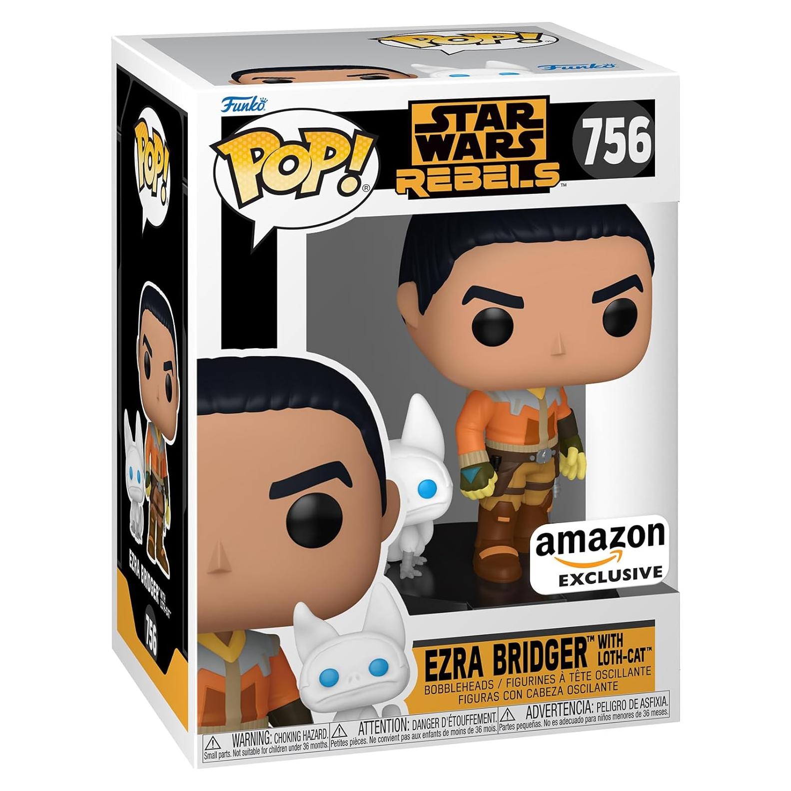 Figura Funko Pop! Ezra Bridger con Loth-Cat - Star Wars Rebels