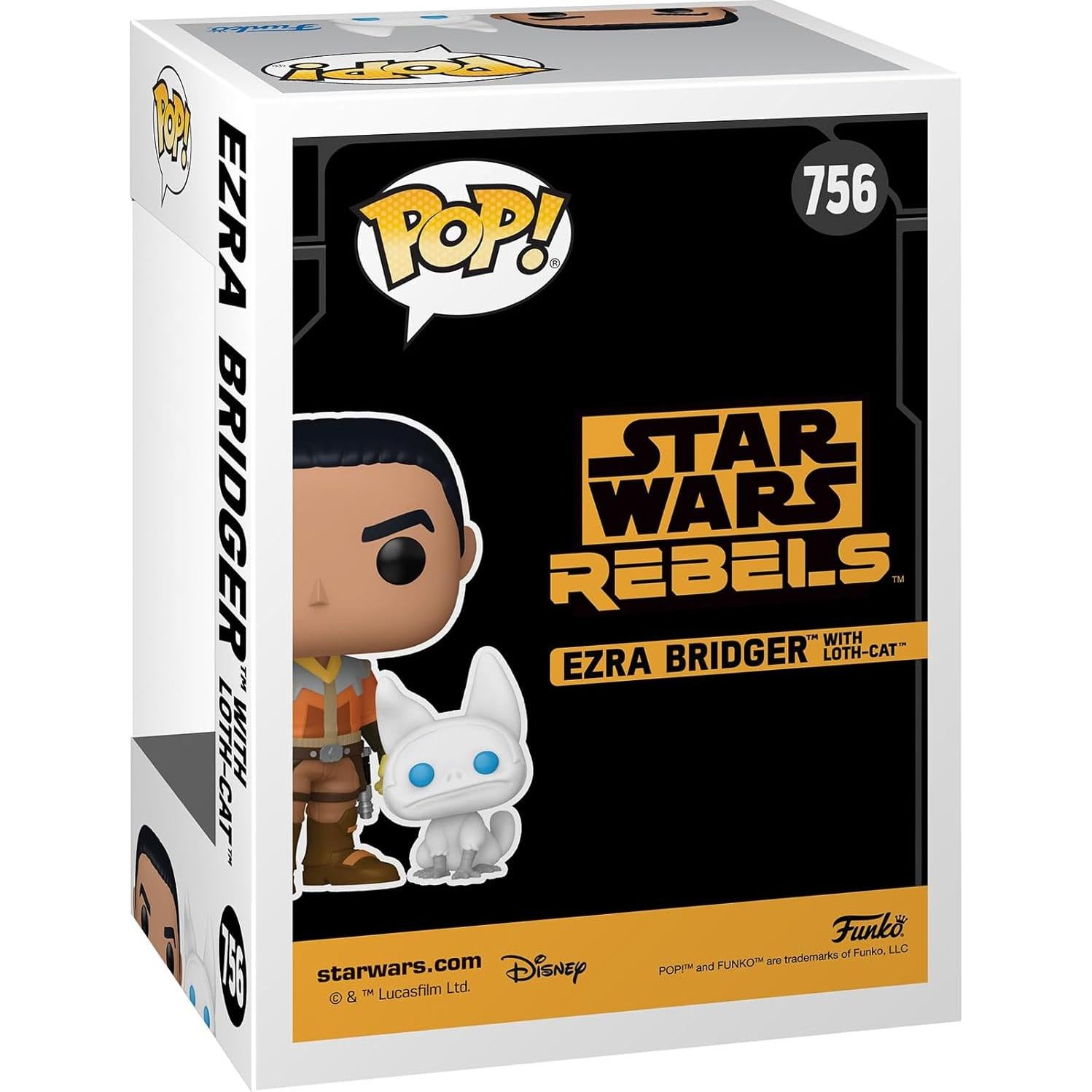 Figura Funko Pop! Ezra Bridger con Loth-Cat - Star Wars Rebels