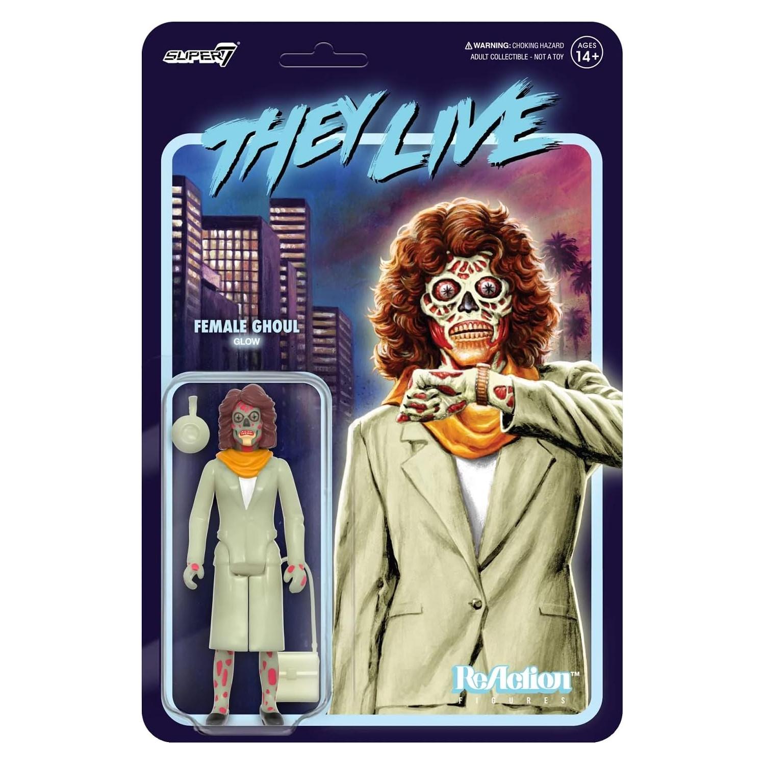 Figura de Acción Super7 They Live Ghoul Femenina 9.5 cm