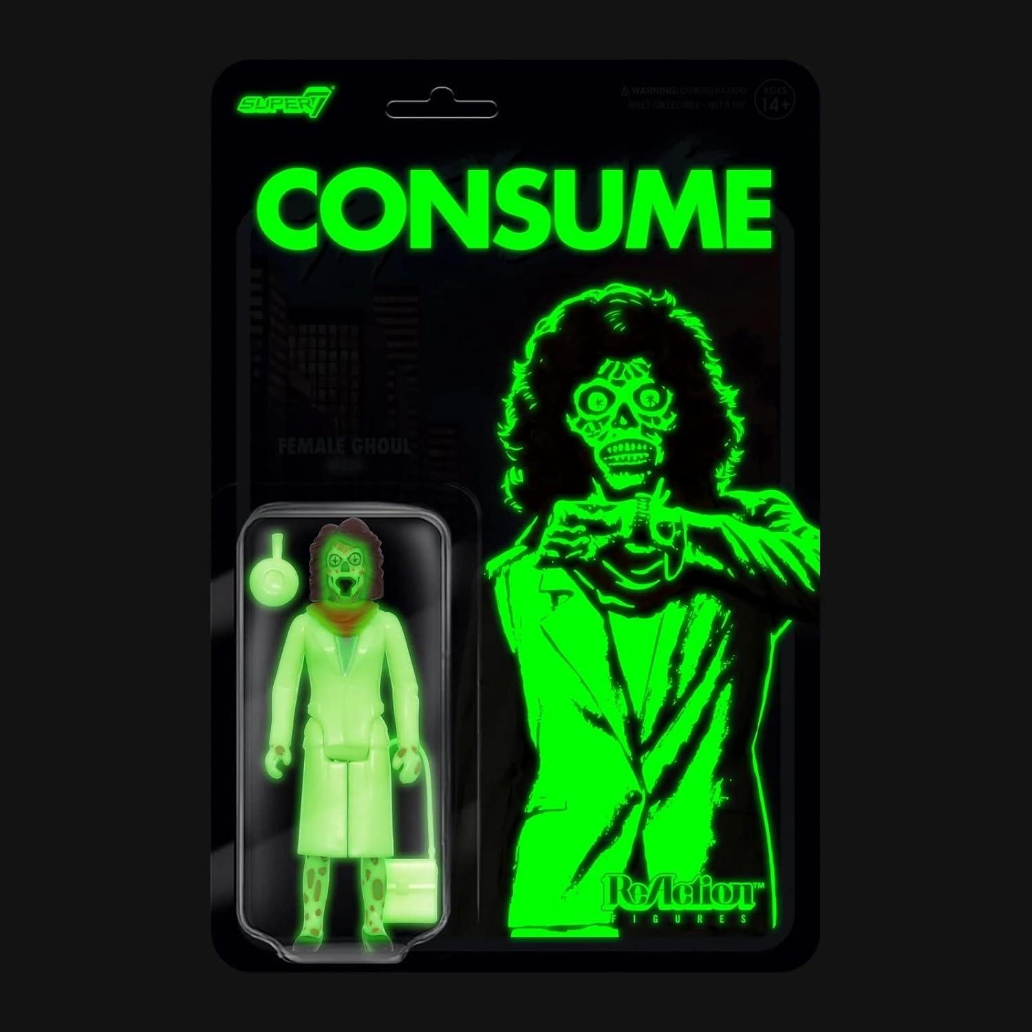Figura de Acción Super7 They Live Ghoul Femenina 9.5 cm