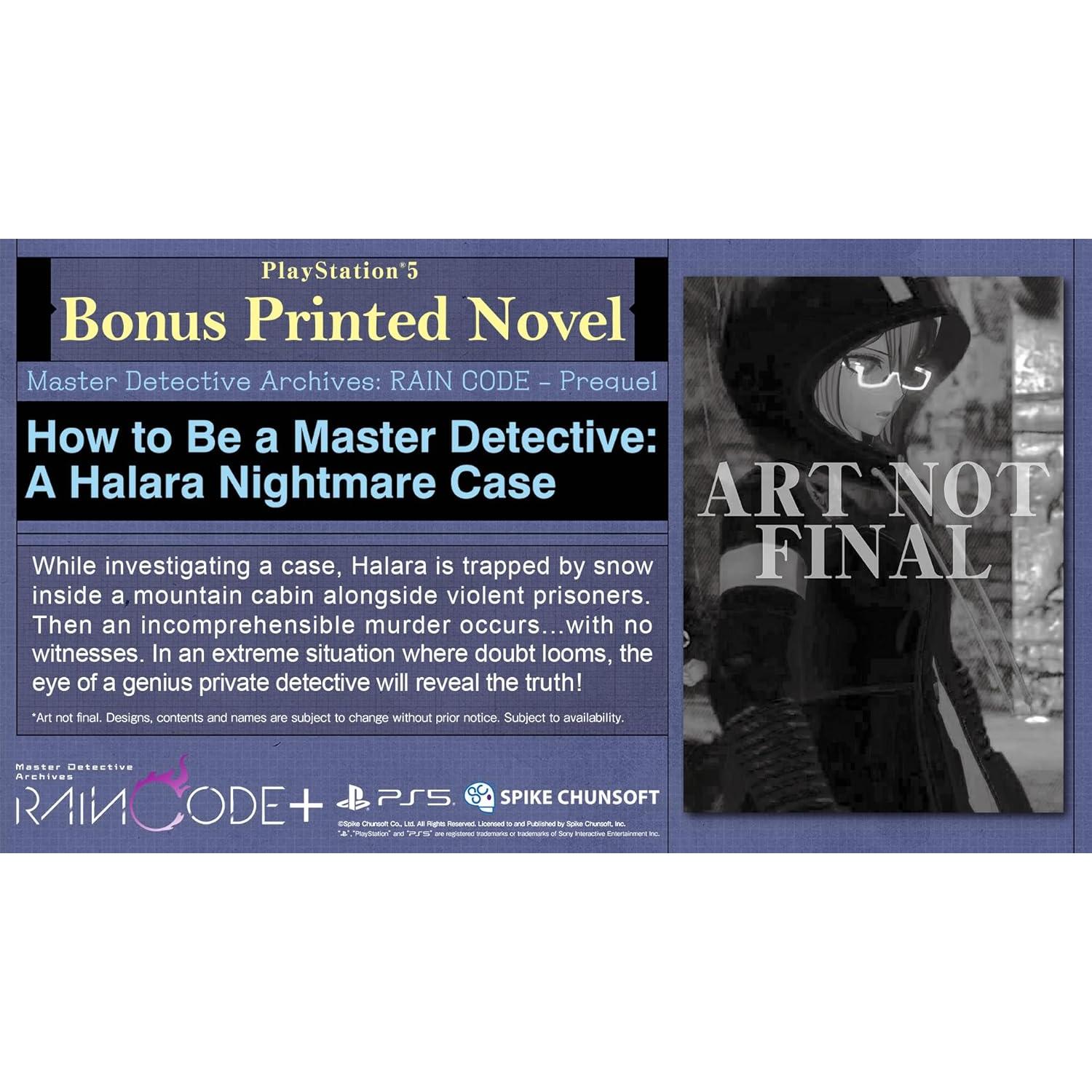Master Detective Archives: RAIN CODE PS5 Edición Estándar