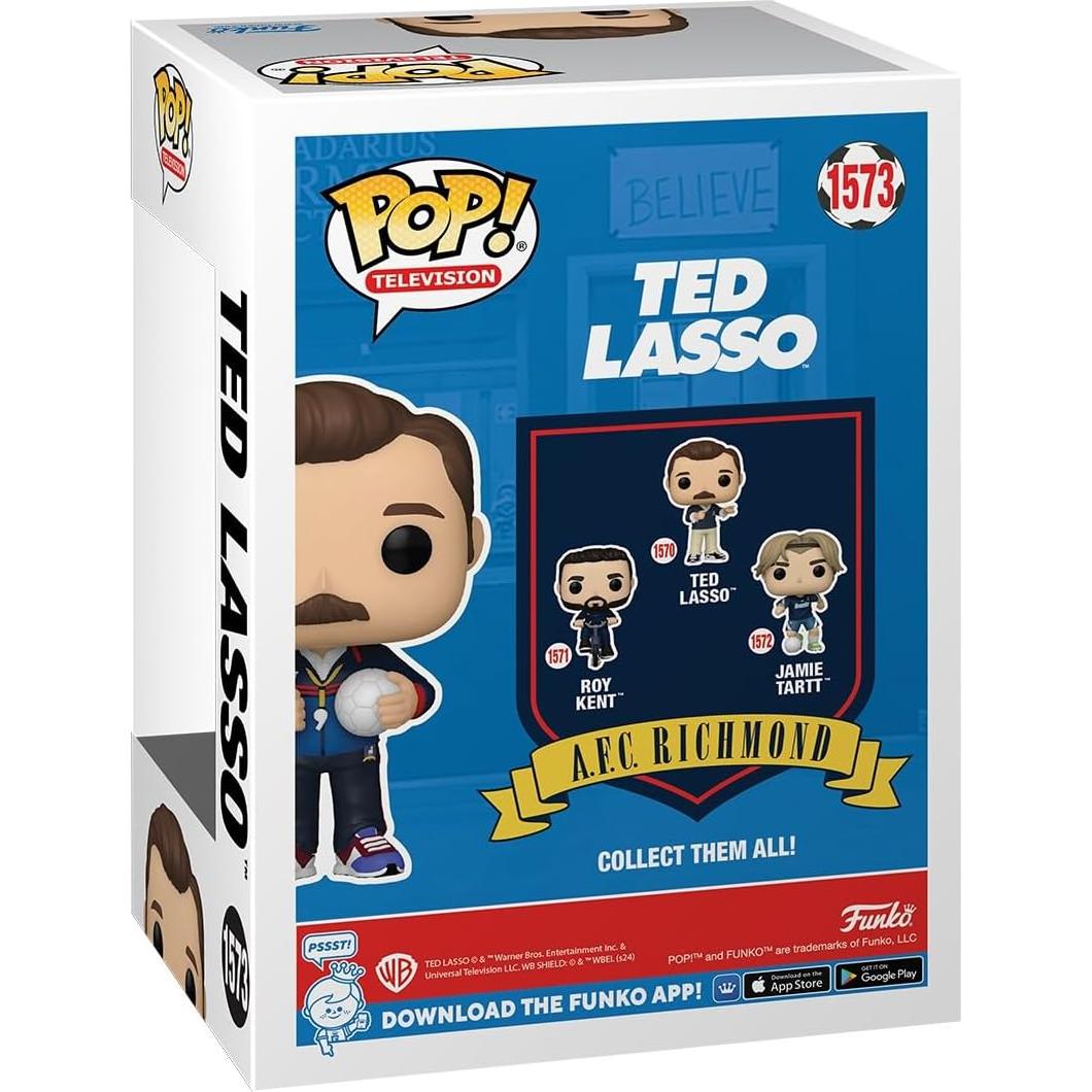Funko POP! Ted Lasso - Figura con Balón 10 cm - Coleccionable