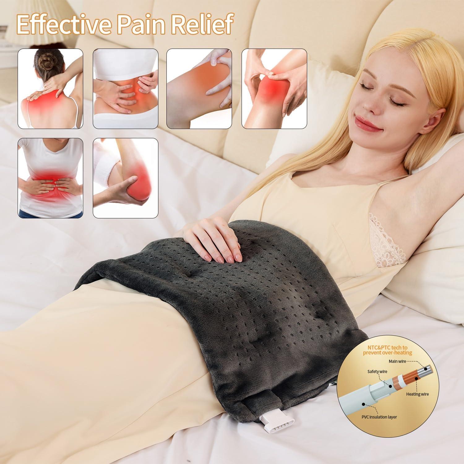 Almohadilla Calefactora XXL SAROO 43x84cm Alivio Dolor