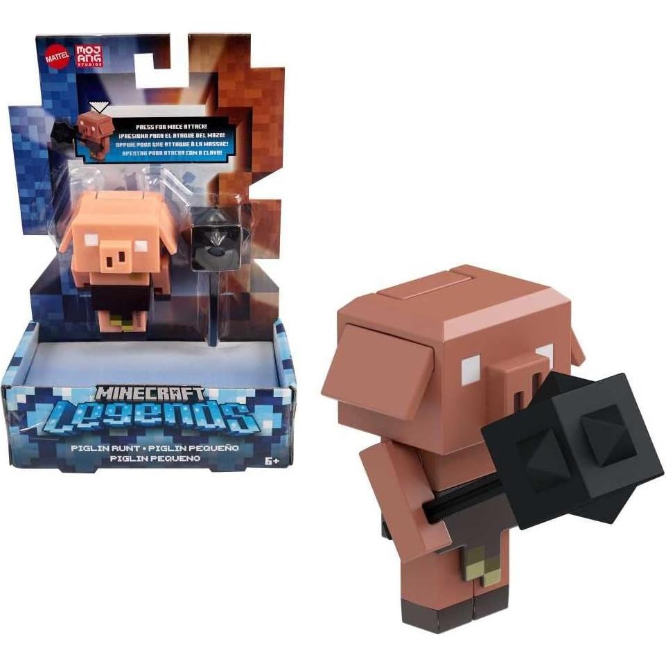 Figuras de Acción Mattel Minecraft Legends Piglin Runt 8.26 cm