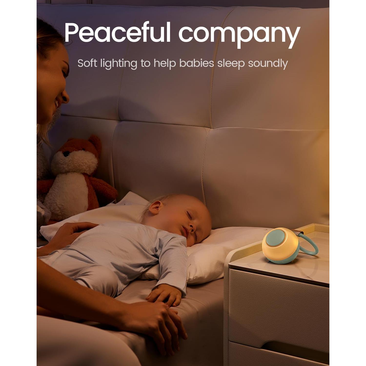 Máquina de Sonido Portátil CHICWAY SMY01, 18 Sonidos, Verde Menta