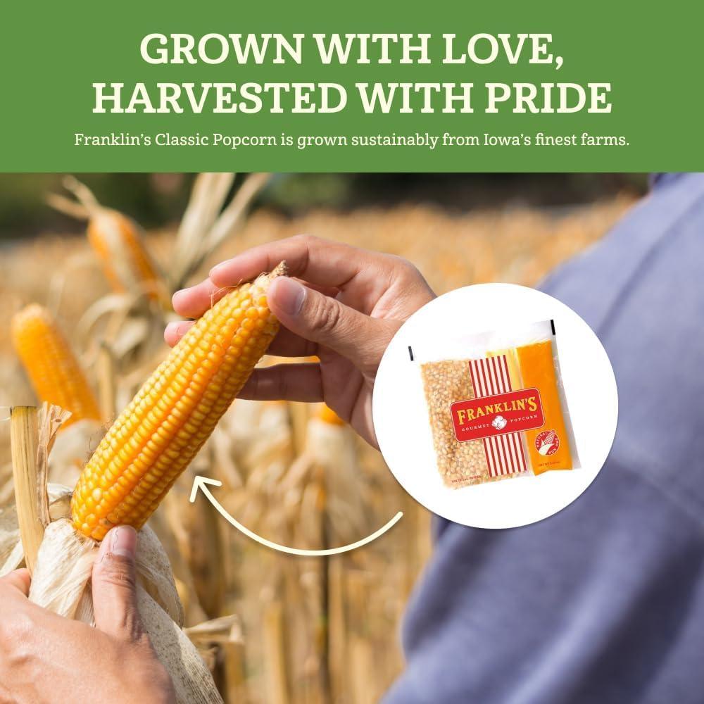 Paquete de Palomitas Gourmet Franklin 10x56.7g Mantequilla