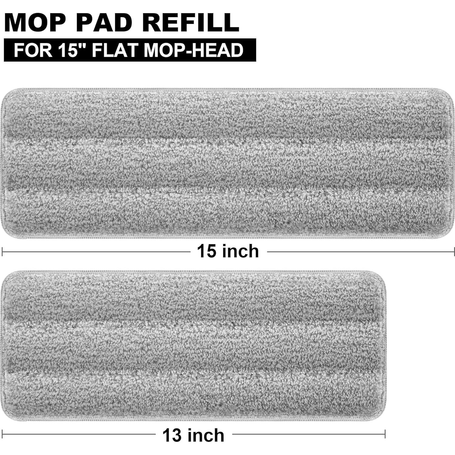 Almohadillas de Mopa Planas JOYMOOP 38.1cm Microfibra 4 Pcs