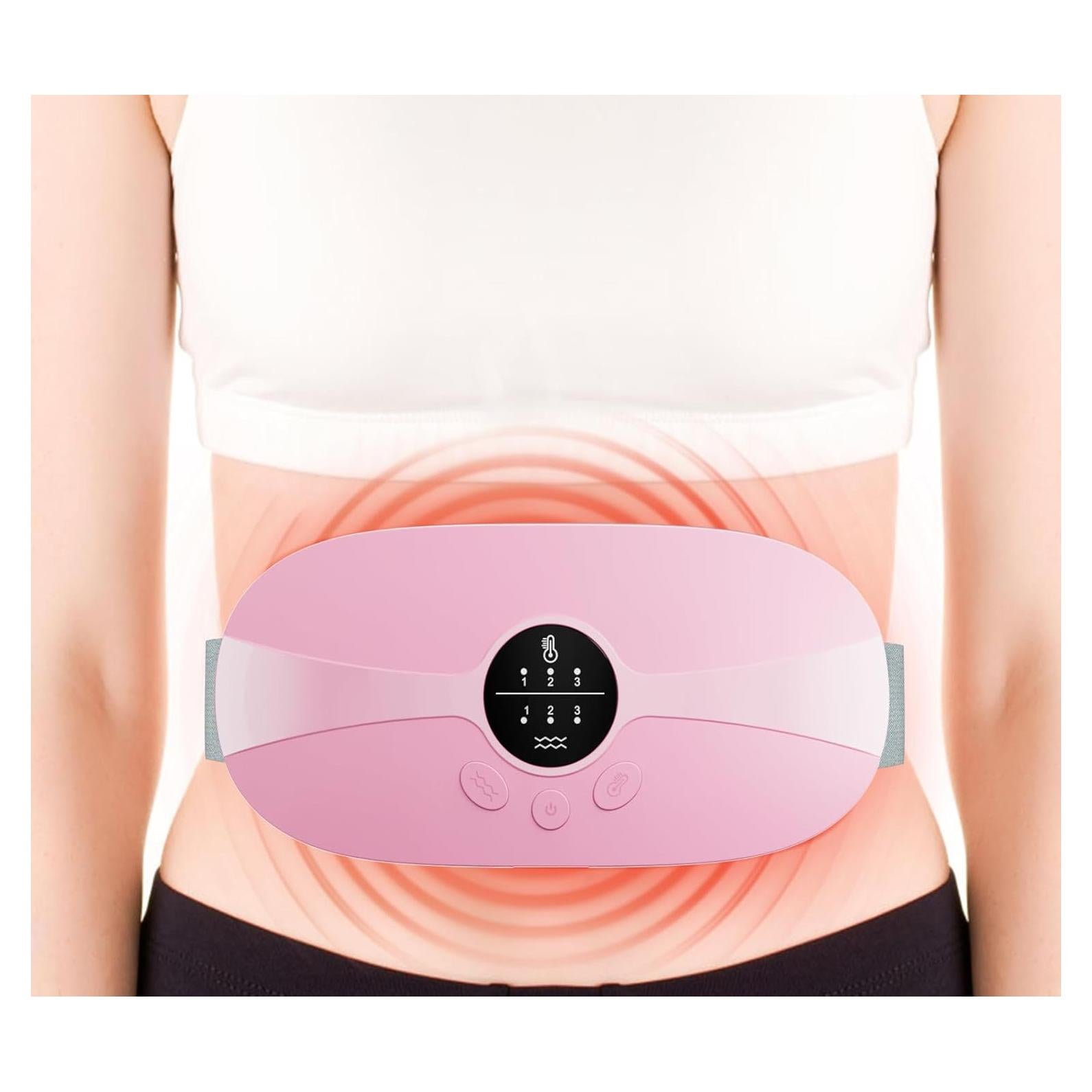 Almohadilla Calentadora Menstrual Inalámbrica BAMCOO Rosa 3 Niveles