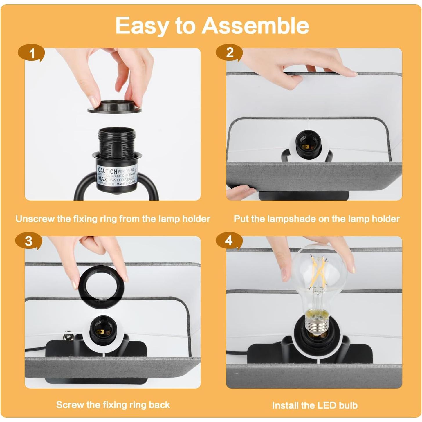 Lámpara de Mesa Táctil Regulable BesLowe Gris 3 Niveles USB