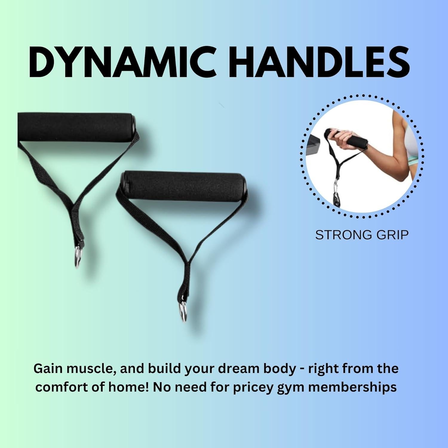 Kit de Entrenamiento en Casa Blue Clouds - Barra de Pilates y Bandas de Resistencia