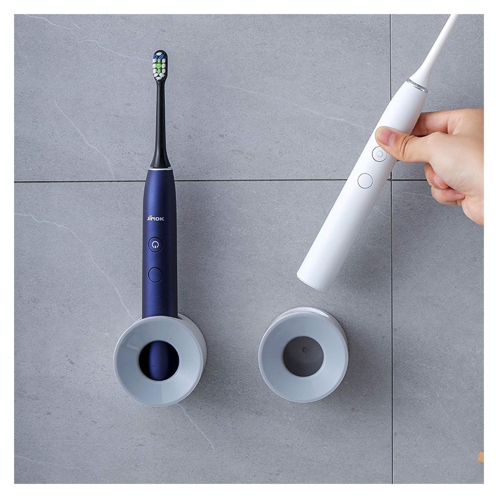 Soporte de Cepillo de Dientes Eléctrico Klxsing Gris Montaje Pared