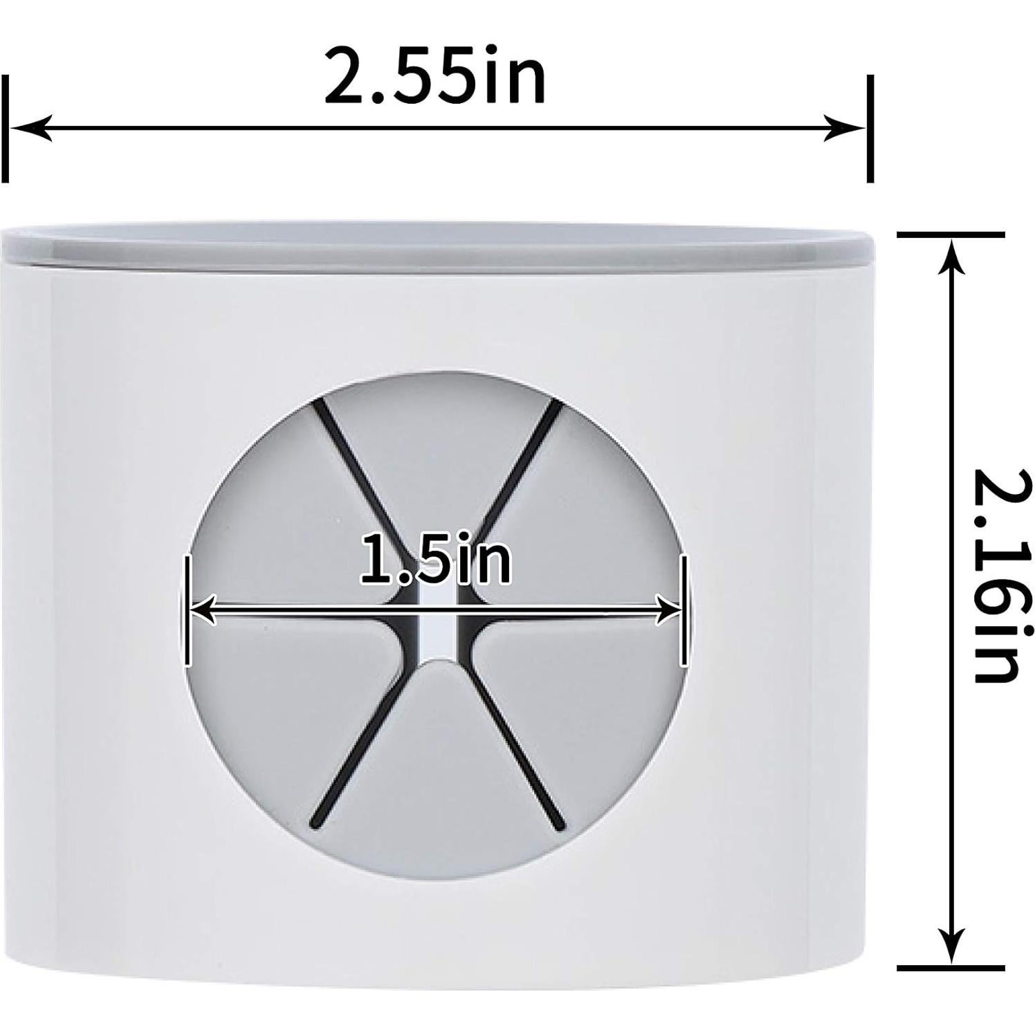 Soporte de Cepillo de Dientes Eléctrico Klxsing Gris Montaje Pared