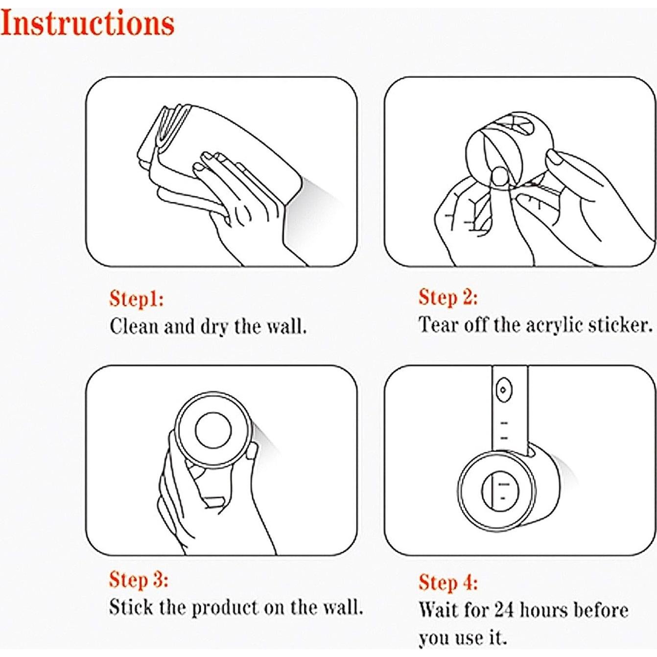Soporte de Cepillo de Dientes Eléctrico Klxsing Gris Montaje Pared