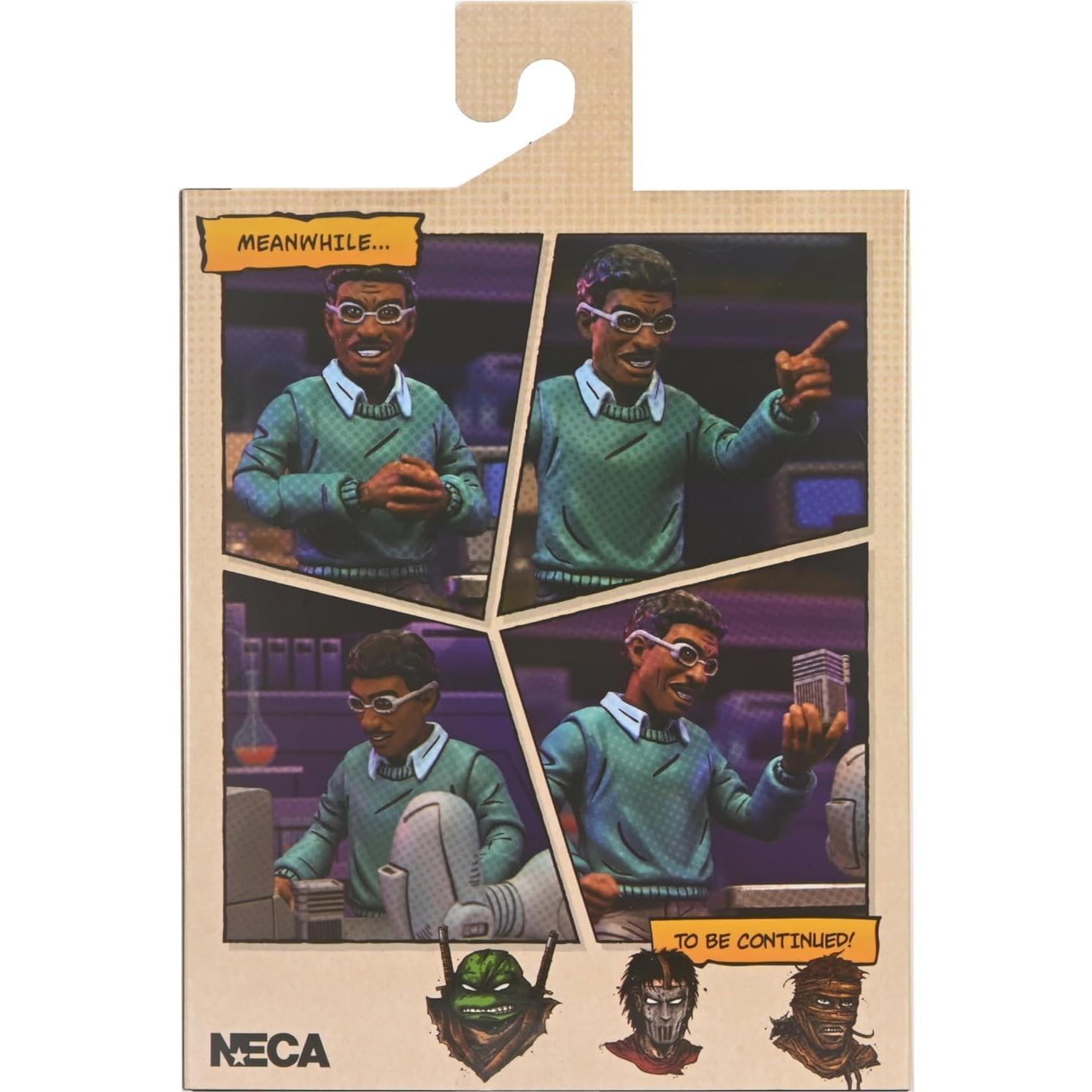 Figura de acción NECA Tortugas Ninja Baxter Stockman 10cm