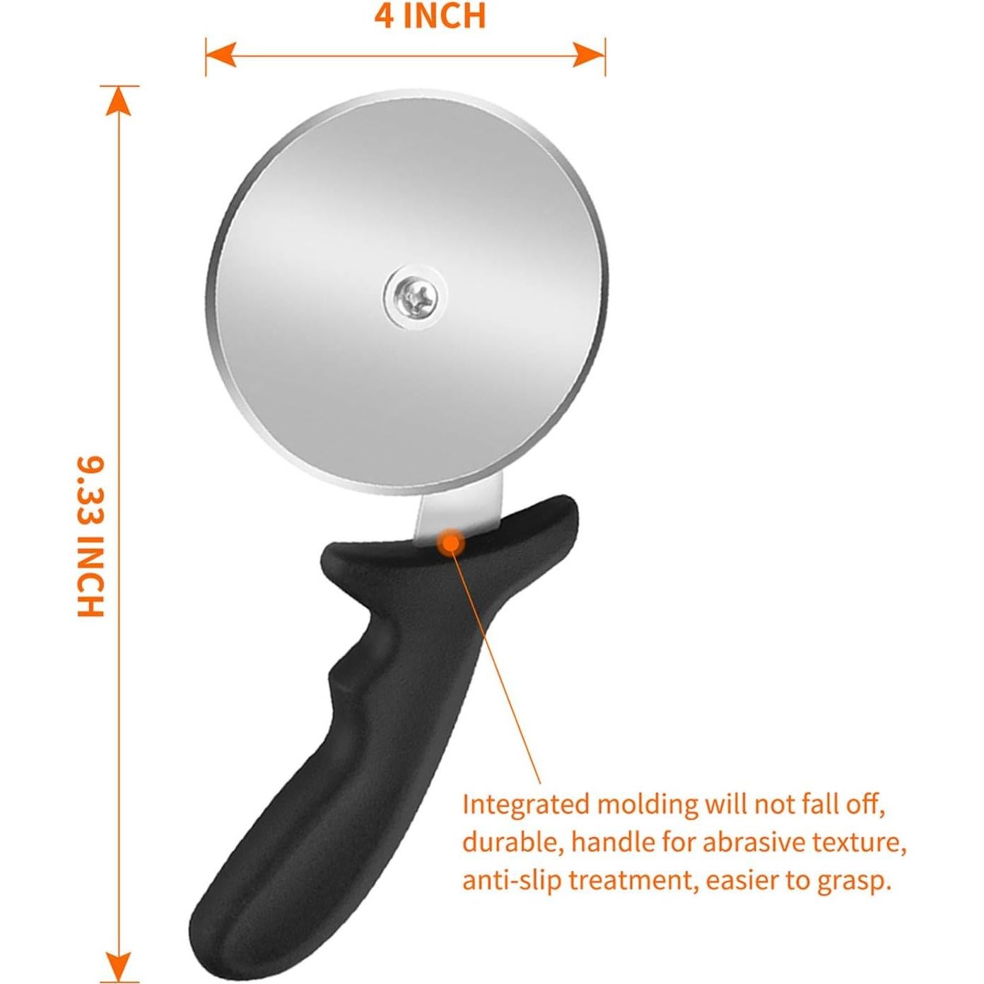 Cortador de Pizza Yinghezu de Acero Inoxidable 23.66 cm