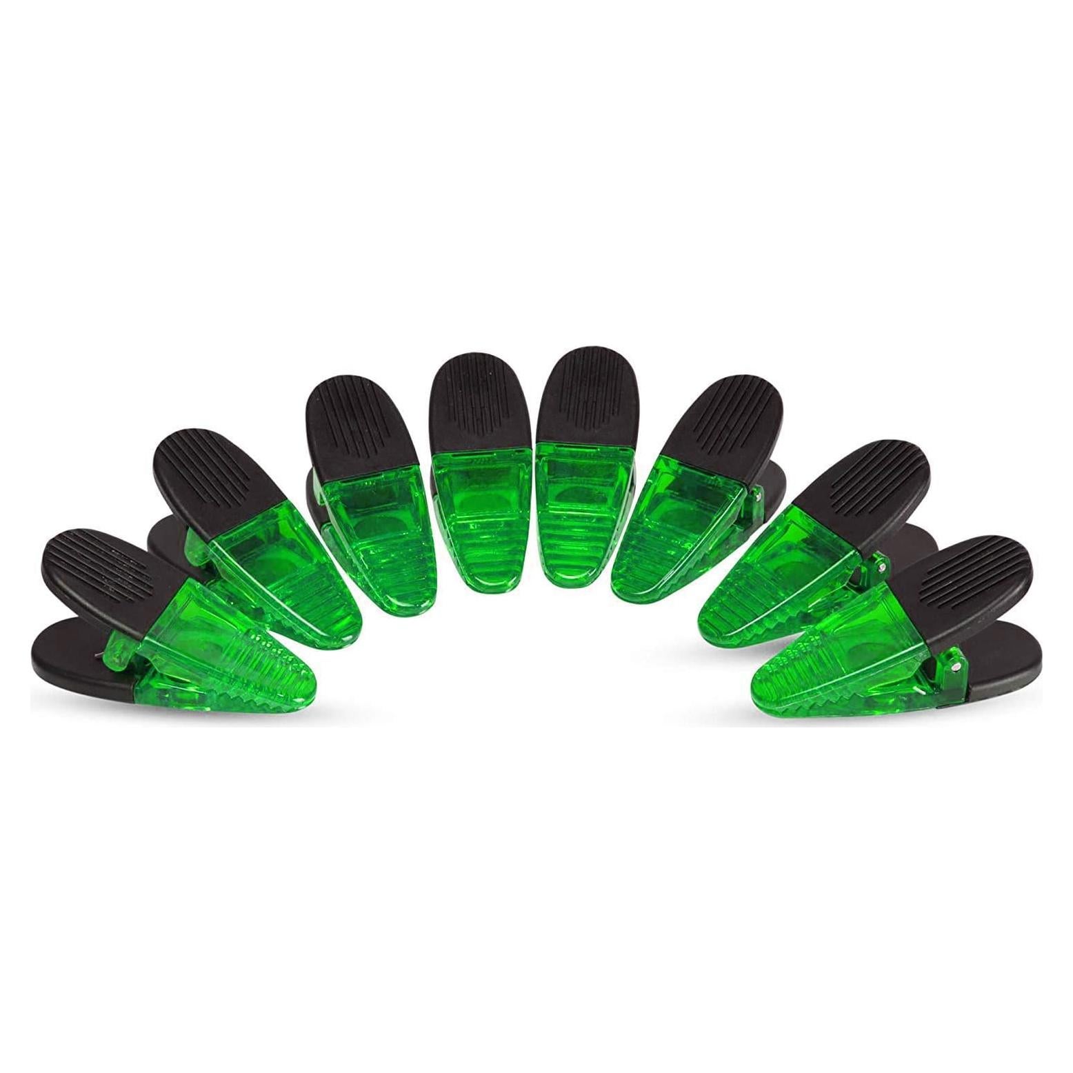 Clips Magnéticos de Plástico VIP Home Essentials - 8 Piezas - Verde