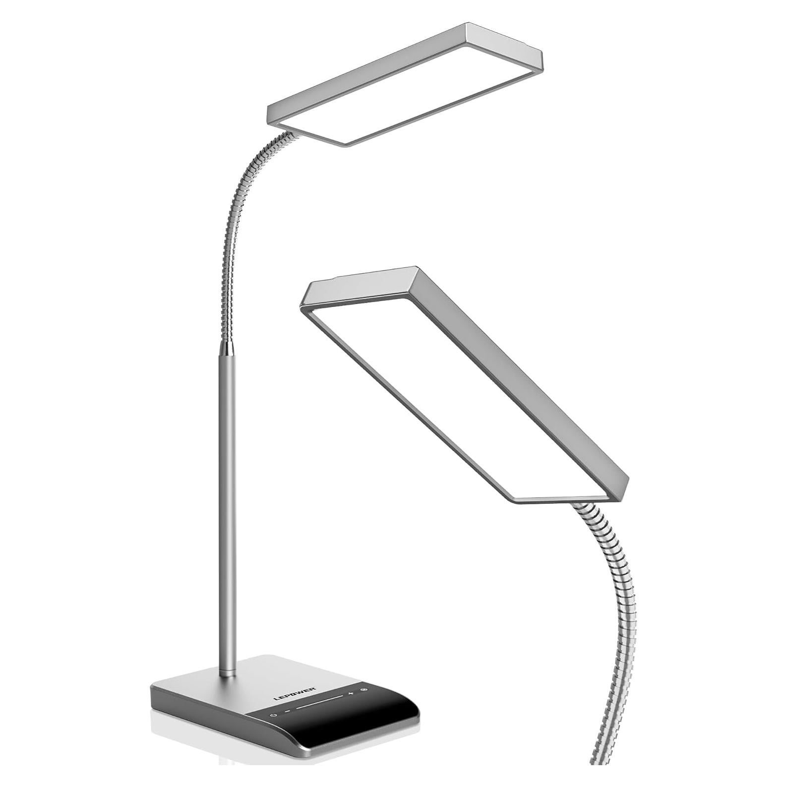 Lámpara de Escritorio LED LEPOWER 12W 800LM Gris Táctil