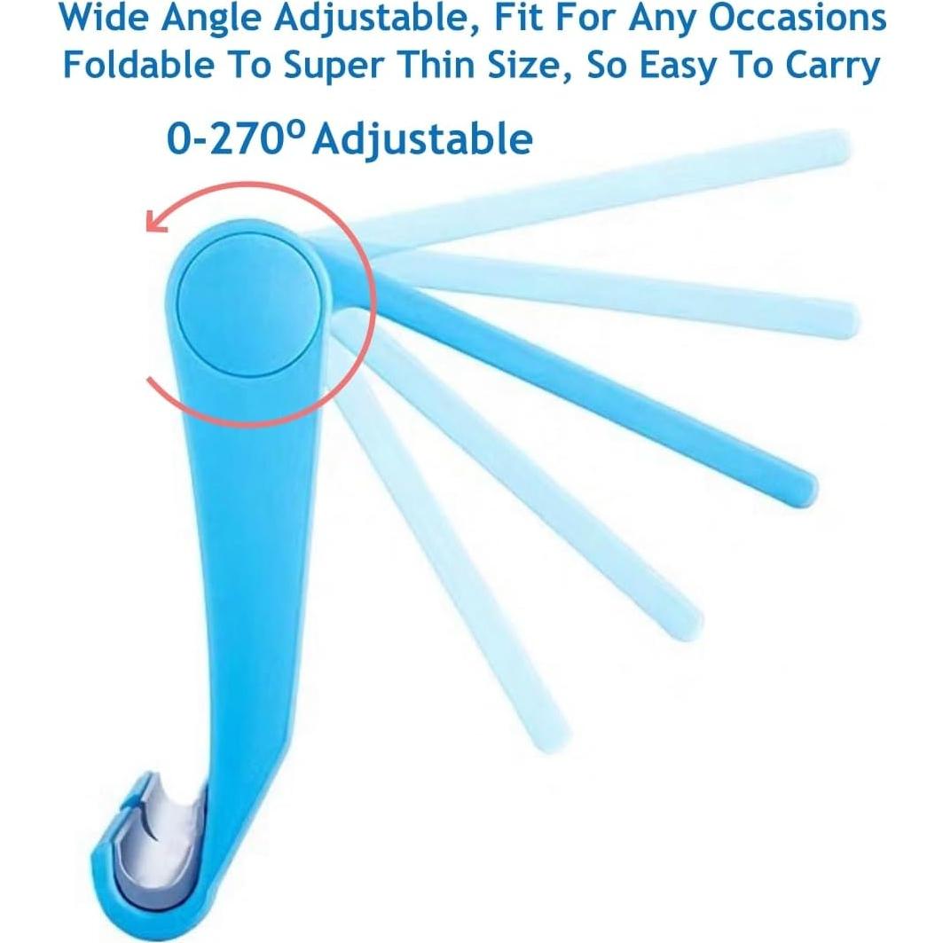 Soporte Plegable para Teléfono Celular JUSDIQIR Azul Ajustable