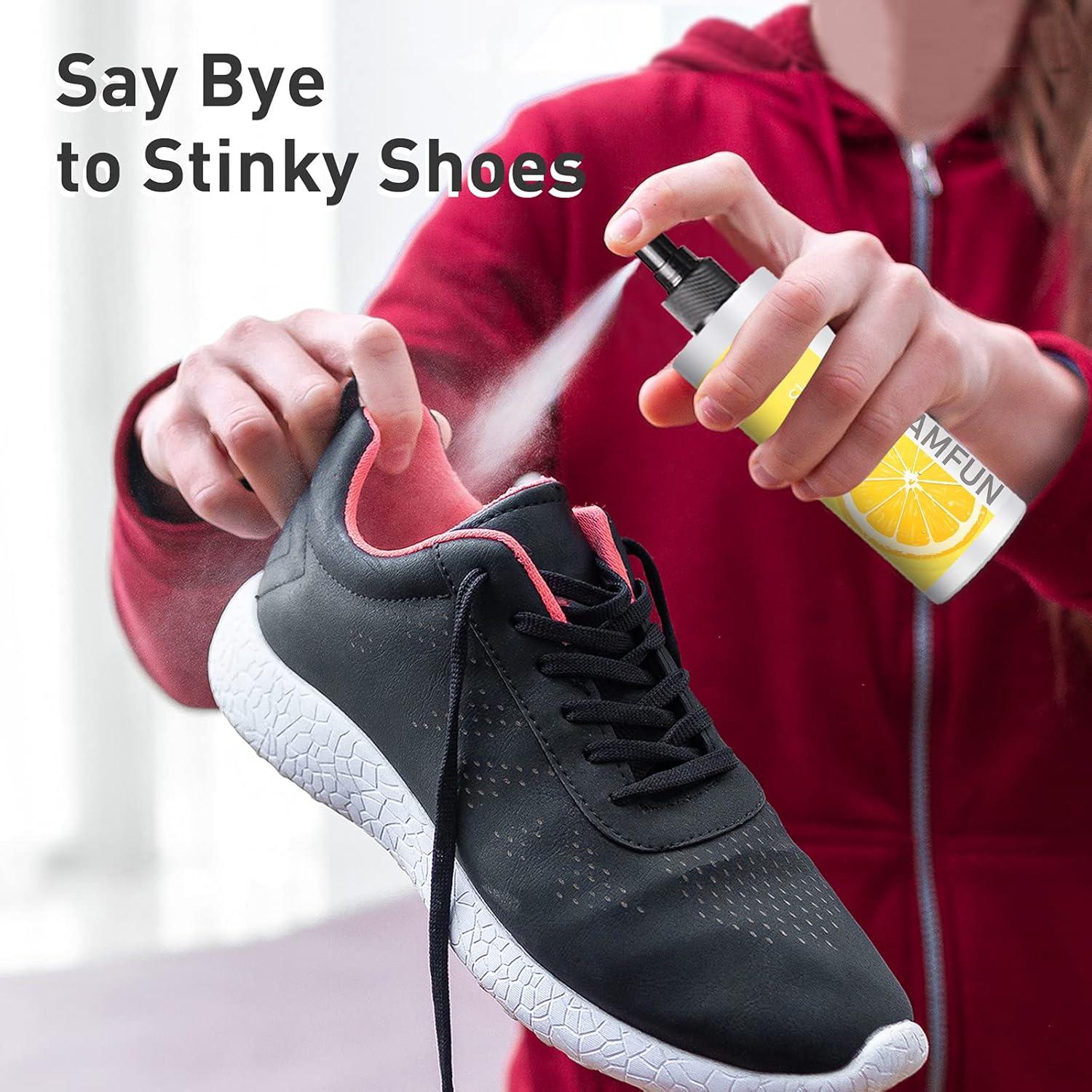 Desodorante para zapatos Lamfun 150ml, fragancia a limón