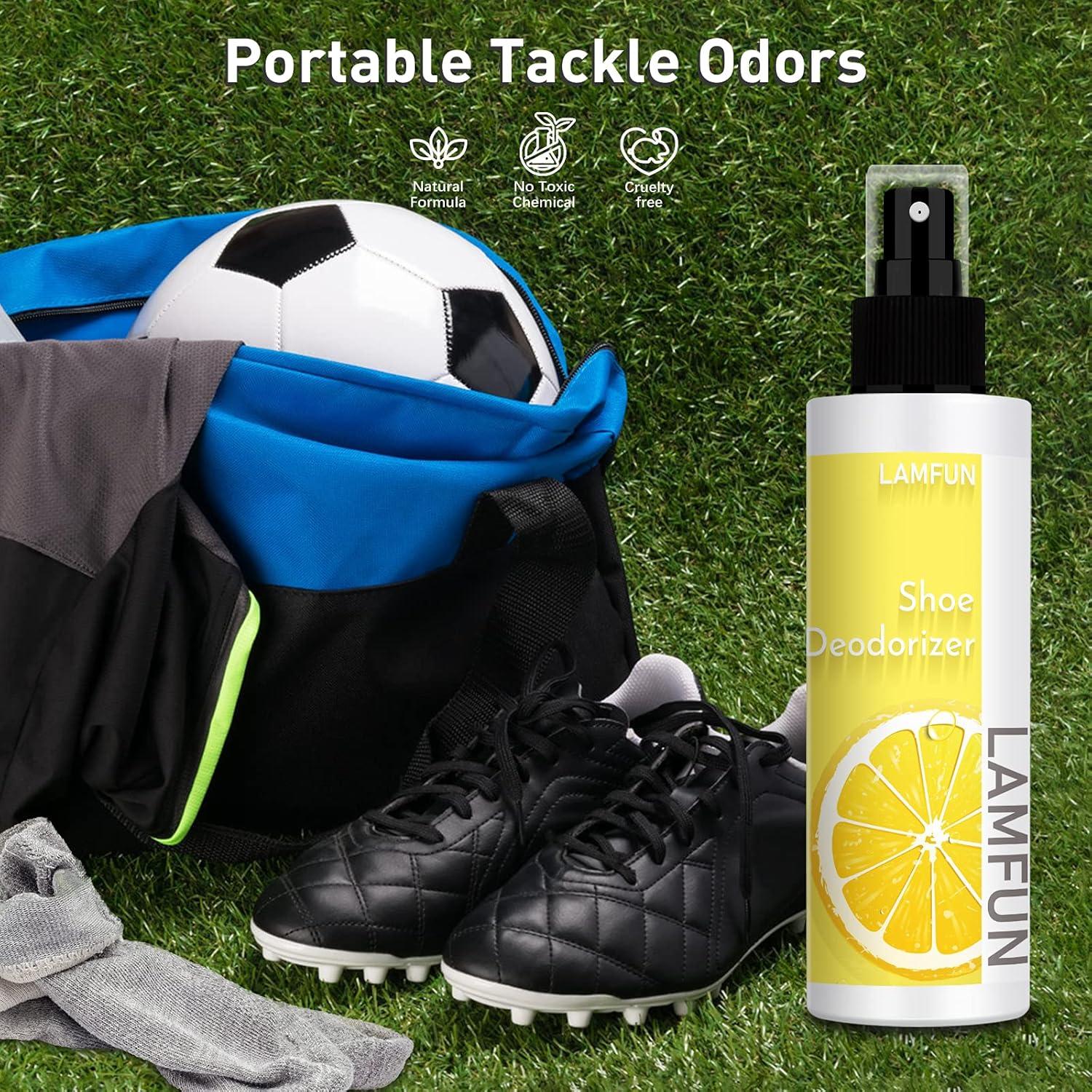 Desodorante para zapatos Lamfun 150ml, fragancia a limón