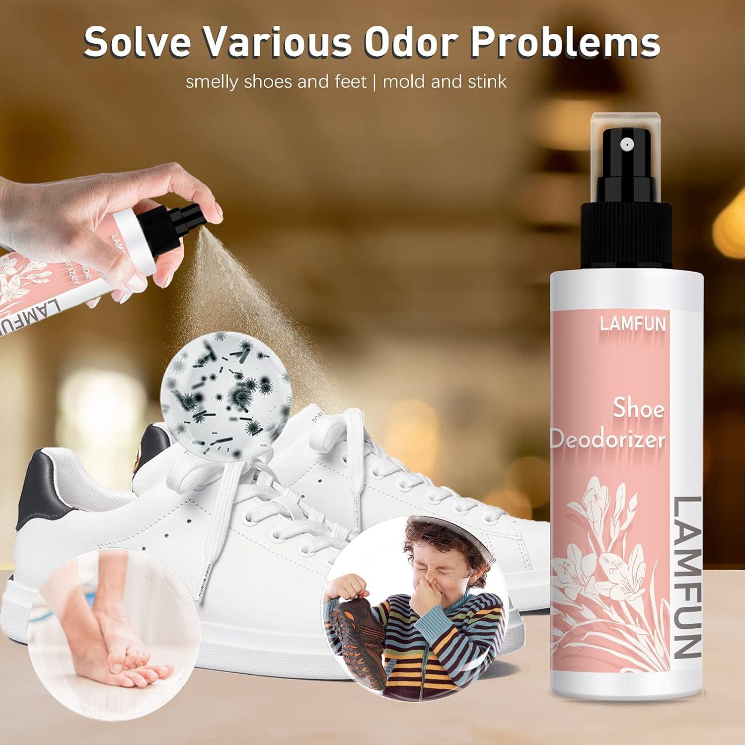 Spray Desodorante Natural para Zapatos Lamfun 150ml - Fragancia Fresia
