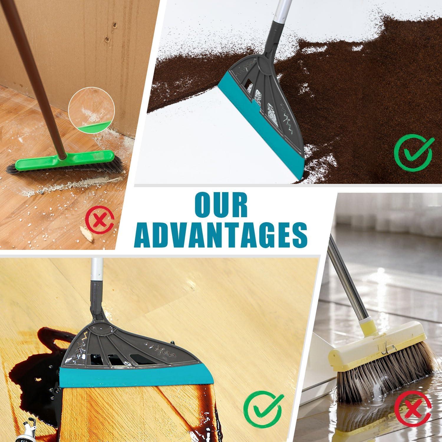 Escoba de Silicona BURFERLY Magic Air-G, Limpieza Eficaz para Suelos