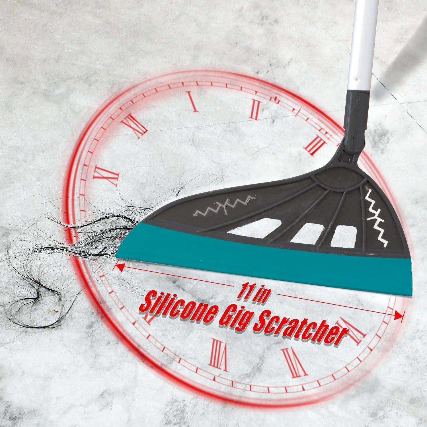 Escoba de Silicona BURFERLY Magic Air-G, Limpieza Eficaz para Suelos