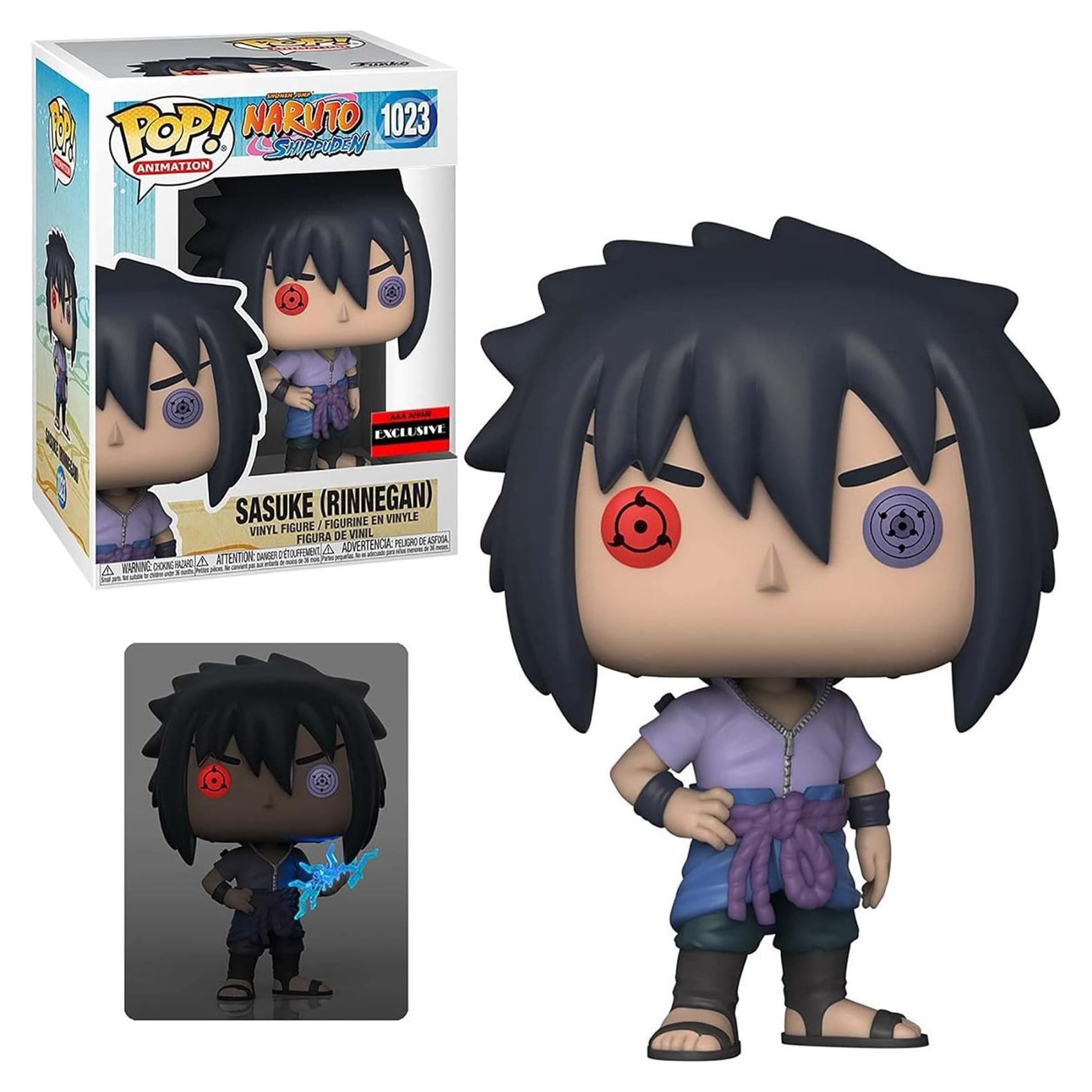 Figura de Vinilo Sasuke Rinnegan Funko AAA Anime 9,5 cm