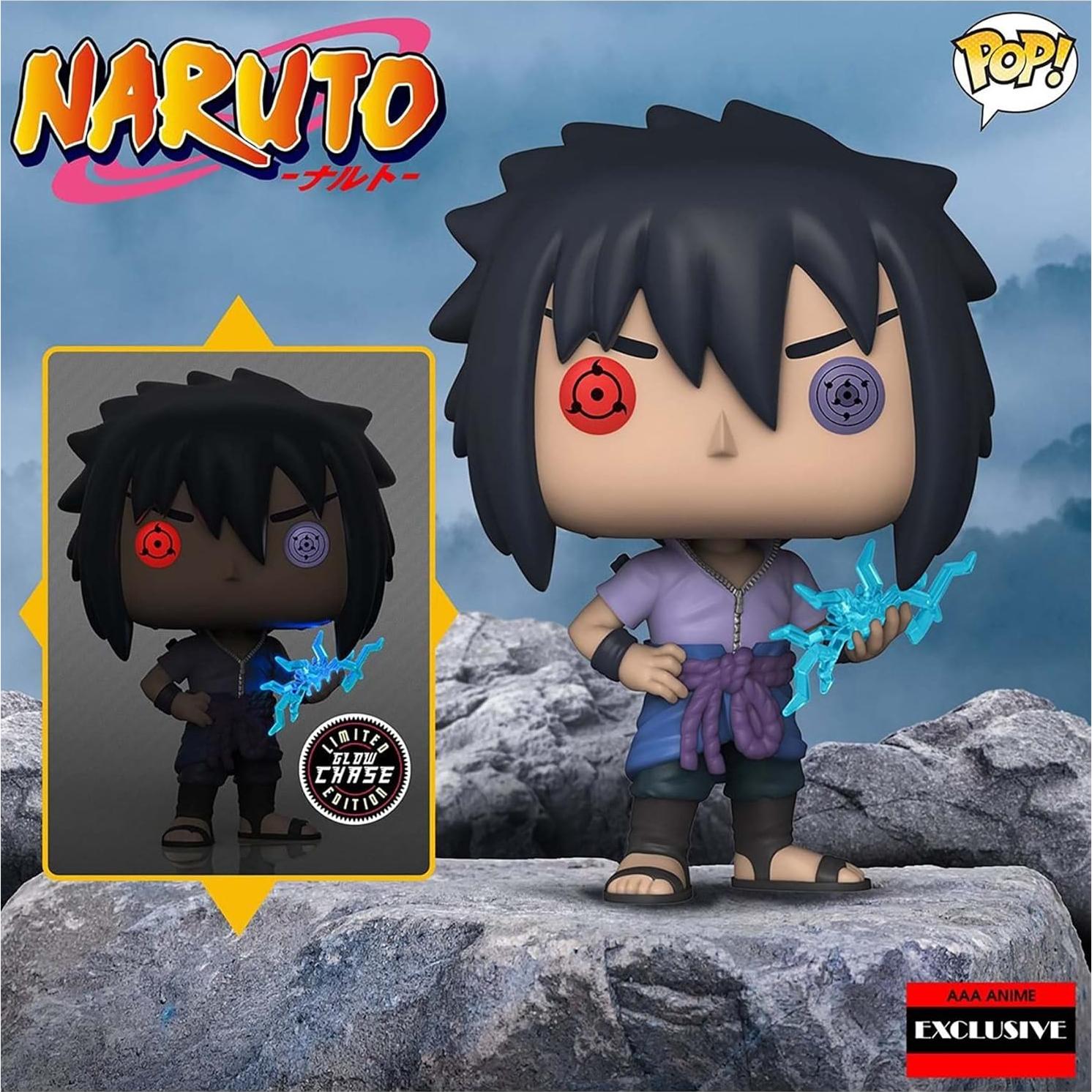 Figura de Vinilo Sasuke Rinnegan Funko AAA Anime 9,5 cm