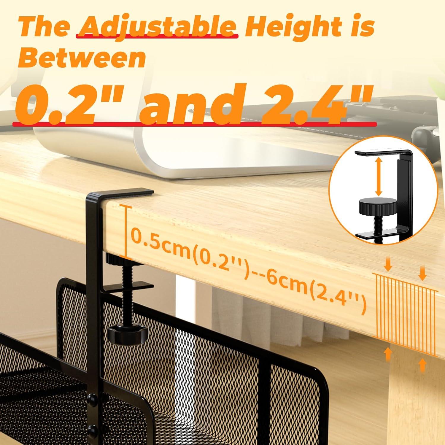 Bandeja Organizadora de Cables Foellstoe - 40x12x7 cm - Sin Taladrar