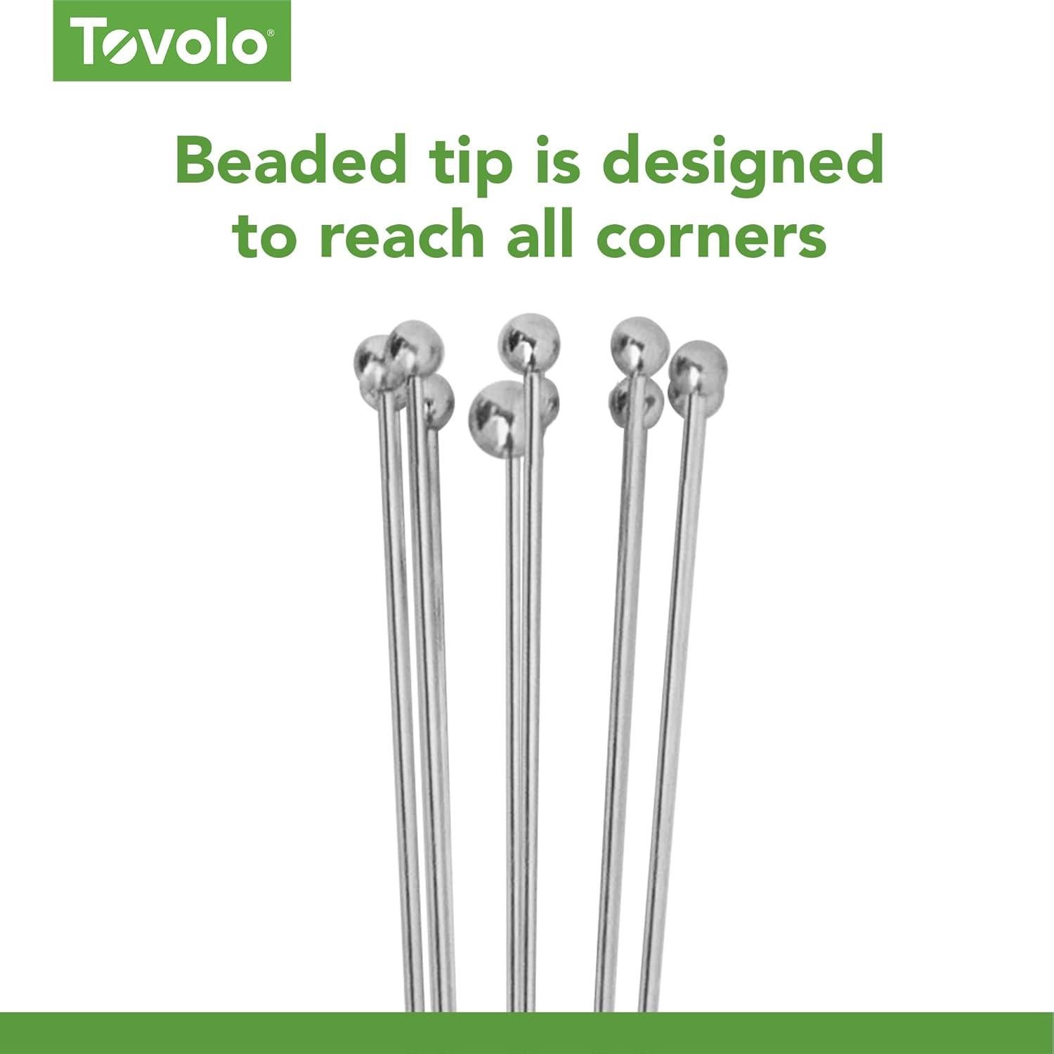 Batidor de Bola Tovolo de Acero Inoxidable 28 cm Apto Lavavajillas