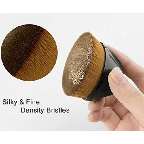 Brocha de Maquillaje JOSALINAS Sunmy Negra para Base y Polvo