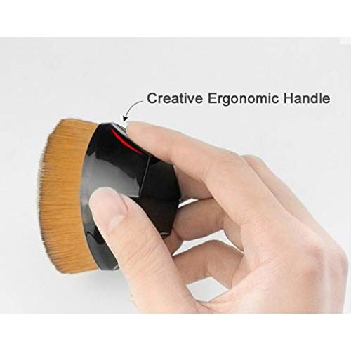 Brocha de Maquillaje JOSALINAS Sunmy Negra para Base y Polvo