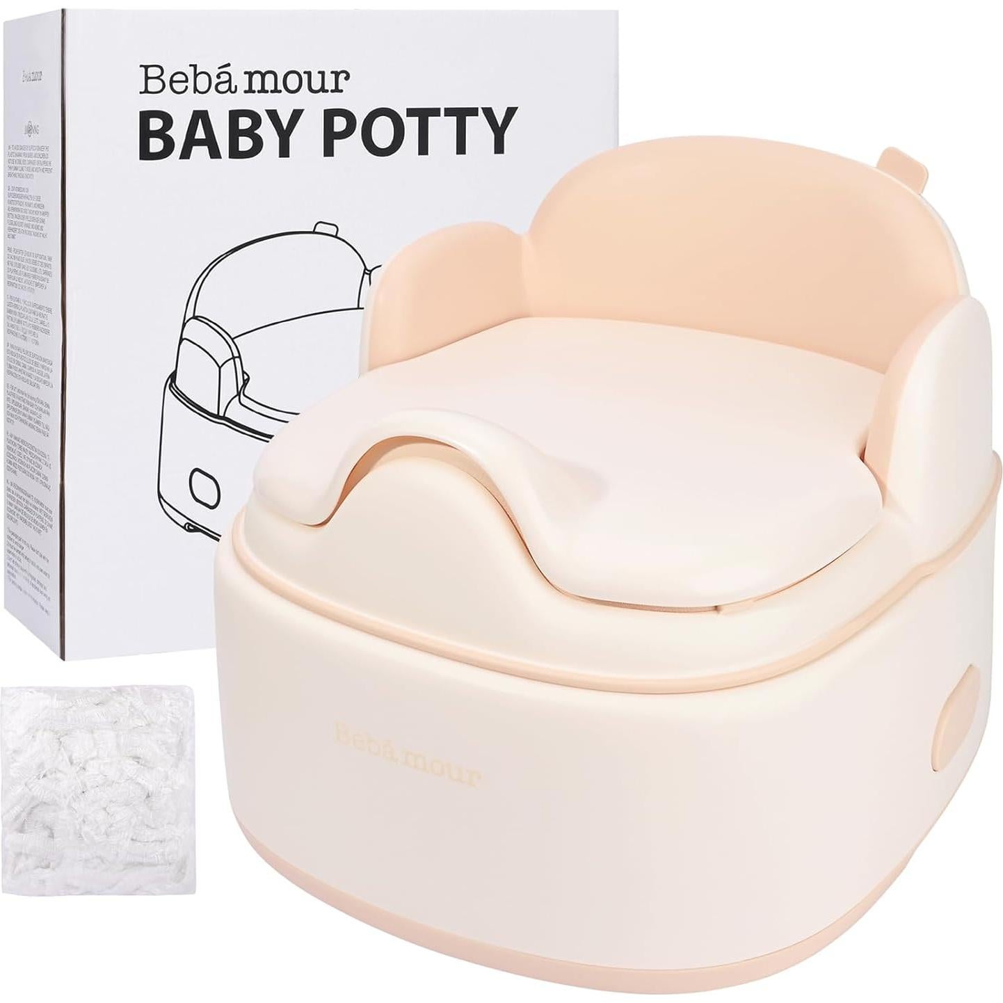 Asiento de Entrenamiento Bebamour 3 en 1 Rosa Antideslizante