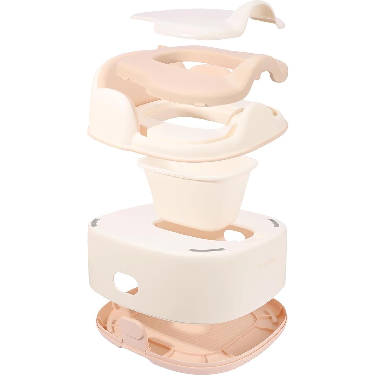 Asiento de Entrenamiento Bebamour 3 en 1 Rosa Antideslizante