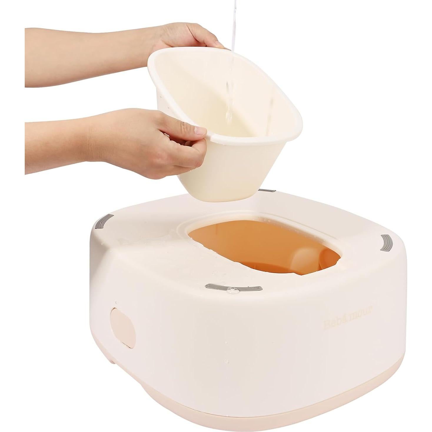 Asiento de Entrenamiento Bebamour 3 en 1 Rosa Antideslizante