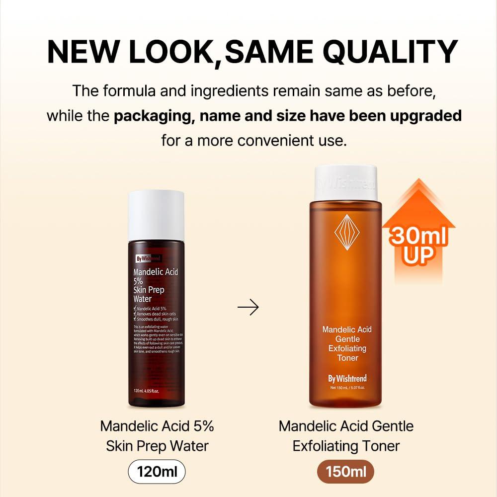 Agua Preparadora de Piel POR WISHTREND 29.57 ml AHA BHA