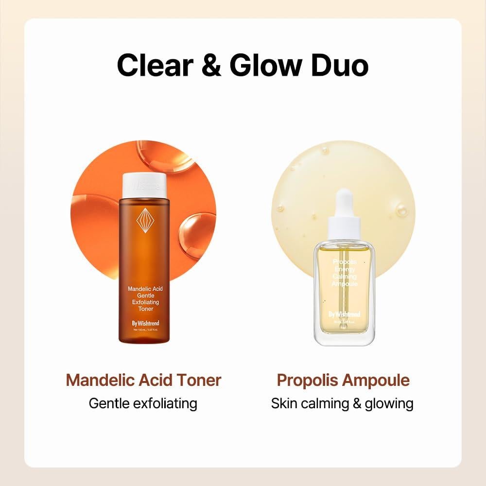 Agua Preparadora de Piel POR WISHTREND 29.57 ml AHA BHA