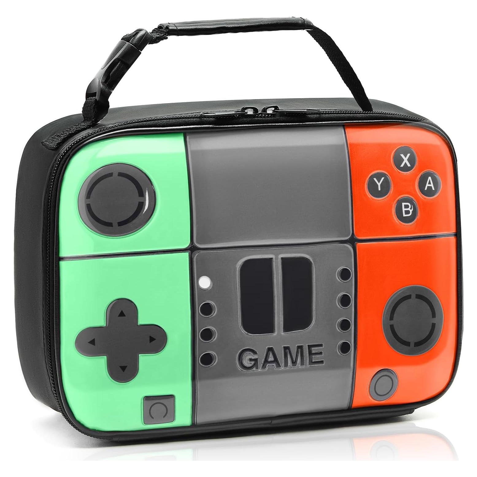 Caja de Almuerzo Aislada Hairao para Niños Verde Naranja 4.2L