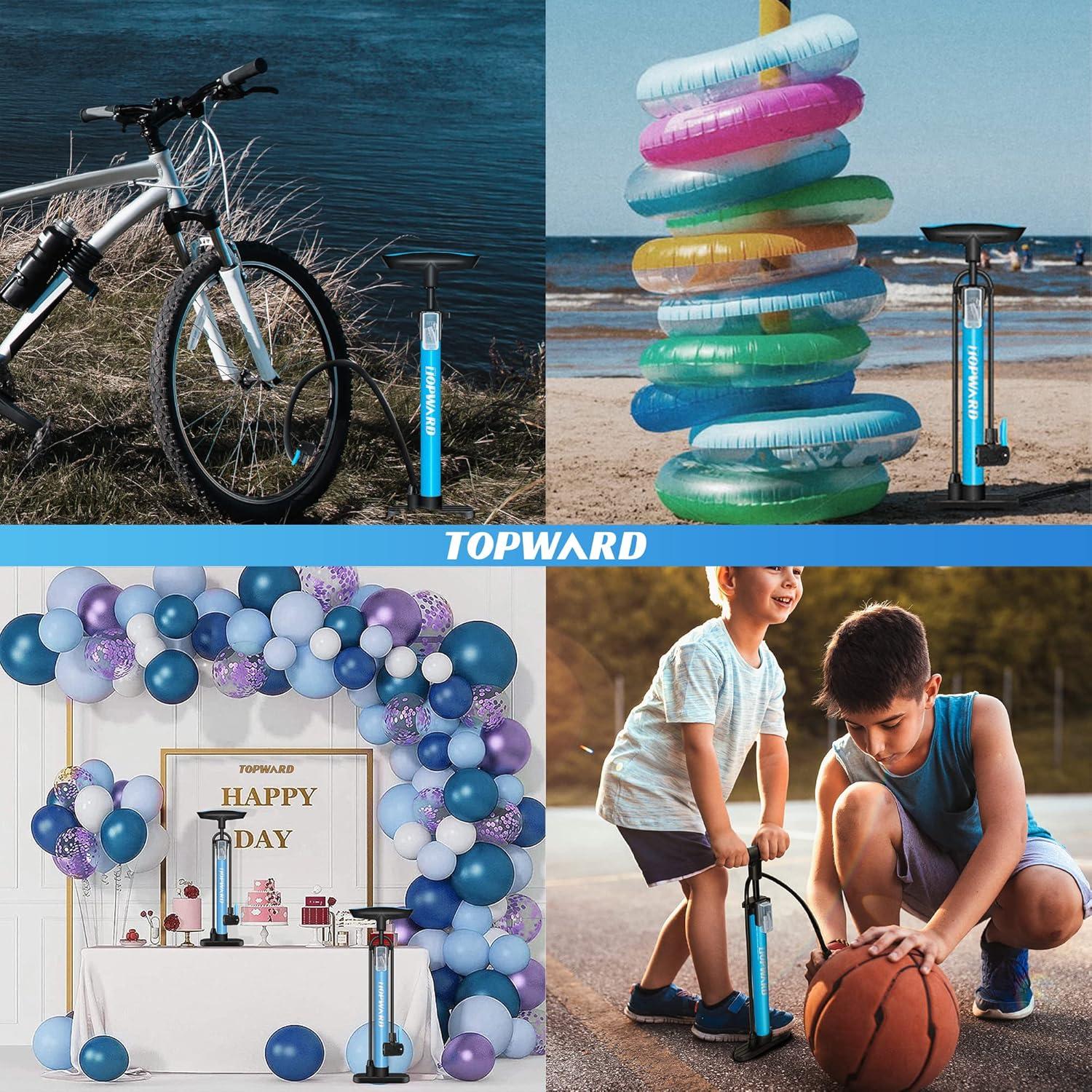 Bomba de Neumáticos de Bicicleta Topward Portátil 385g