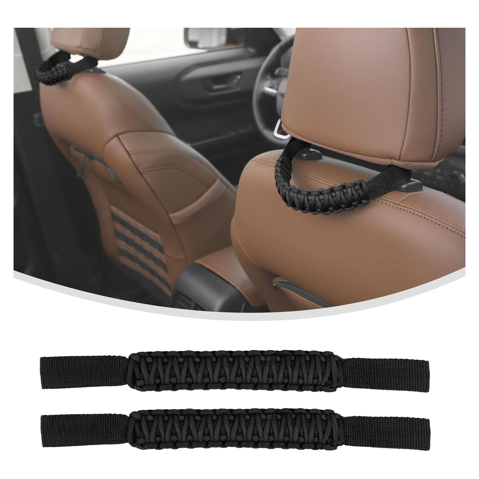 Asas de Agarre para Reposacabezas Linskip - Paracord Negro