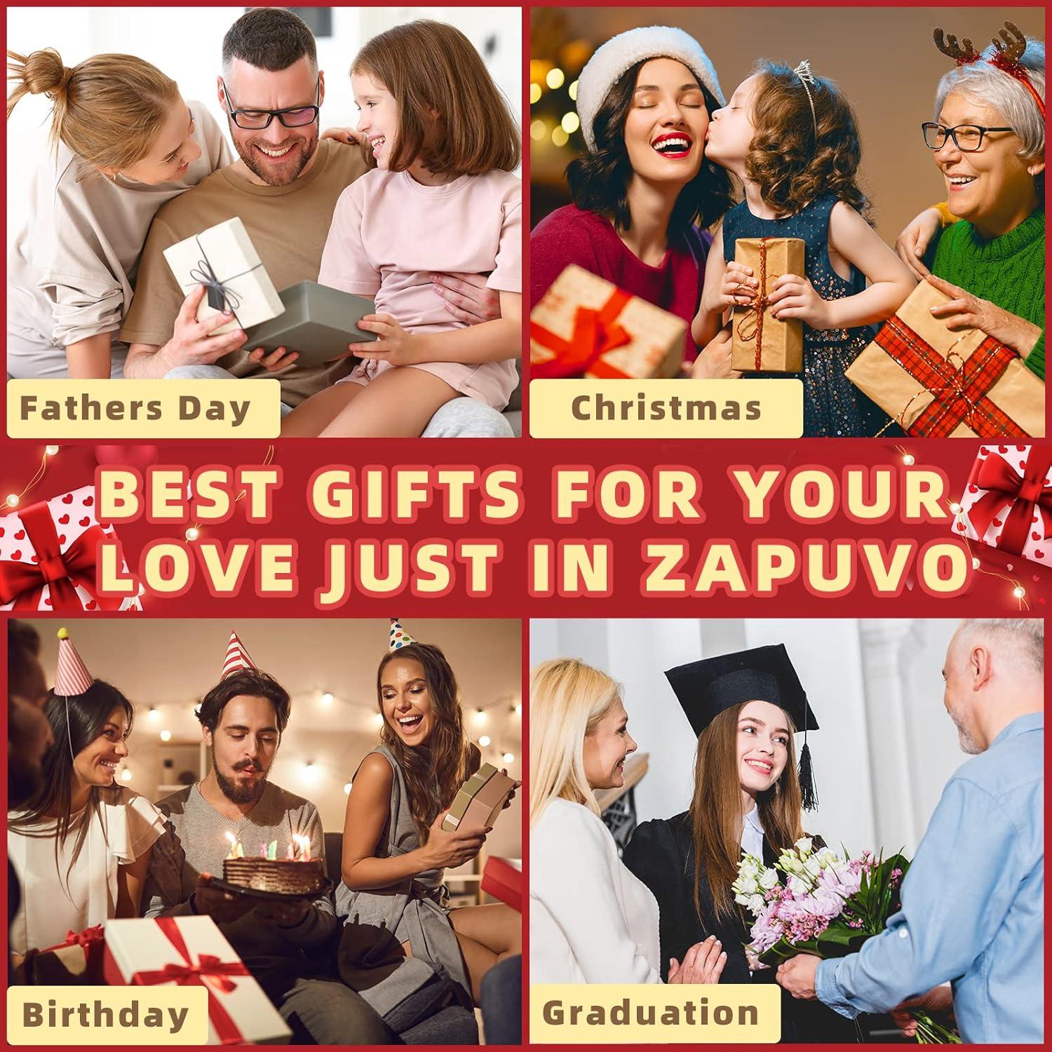 Father Day Dad Gifts from Daughter Son, Wood Phone Docking Station with Drawer Nightstand Organizer for Men Papa, Gifts for Husband Anniversary Birthday from Wife, Cool Xmas Gadget for Him