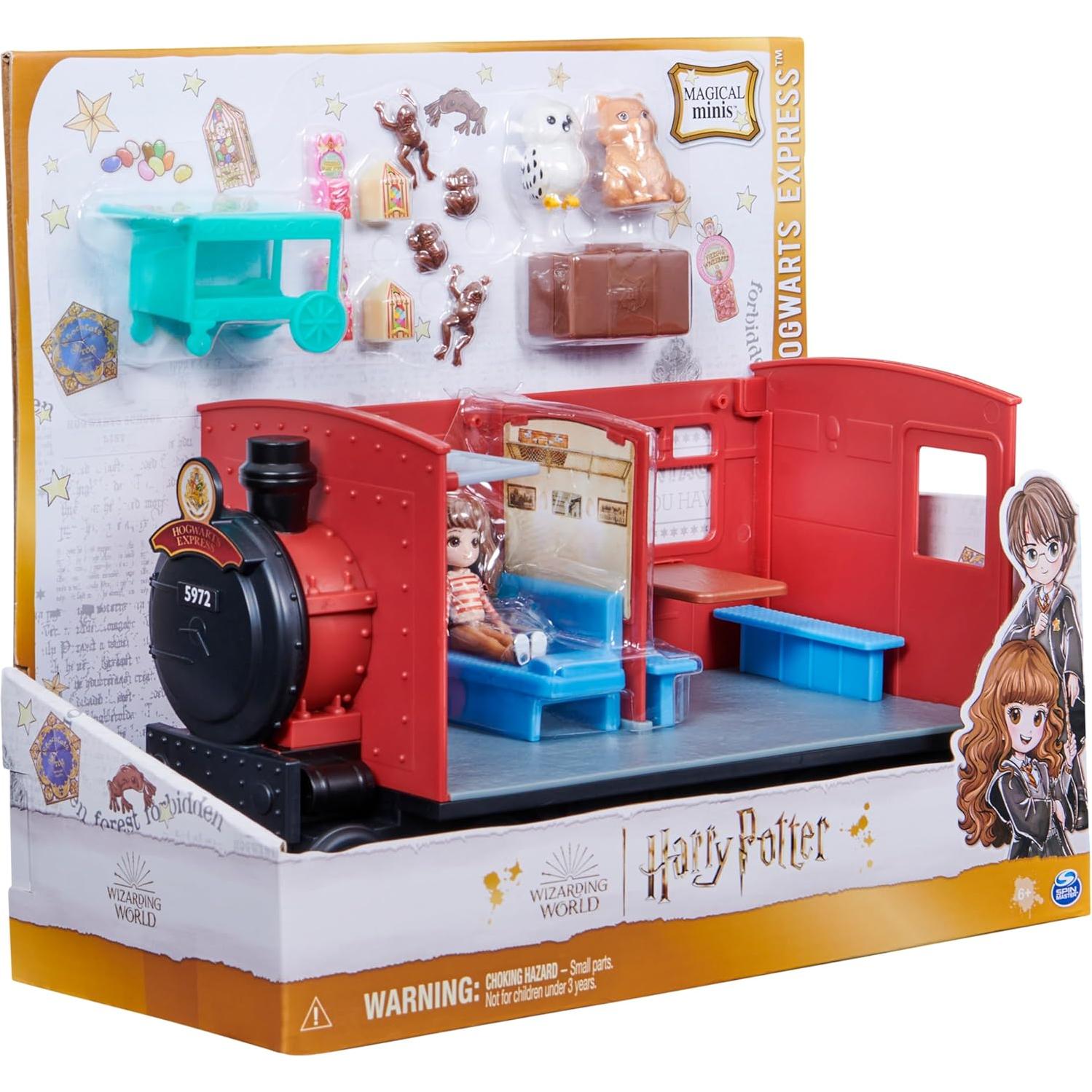 Juego del Expreso de Hogwarts Spin Master con 2 Figuras