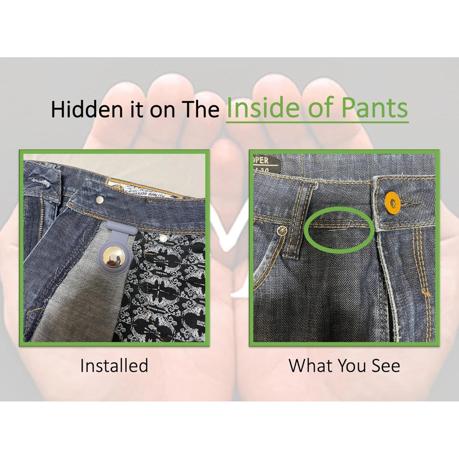 Soporte Airtag Oculto para Niños Kaizen Kreations - Negro