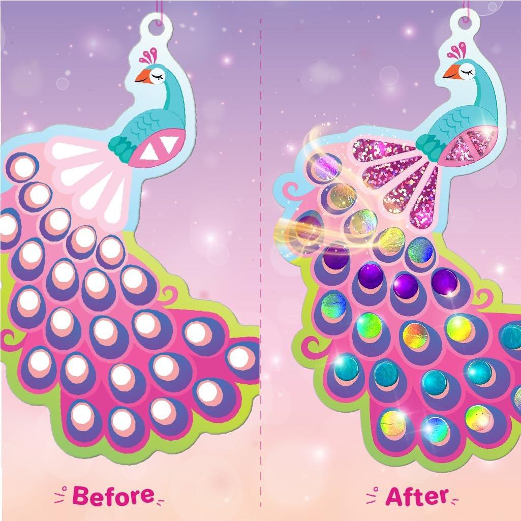 Kit de Manualidades Imagimake Mosaico Mariposa y Pavo Real