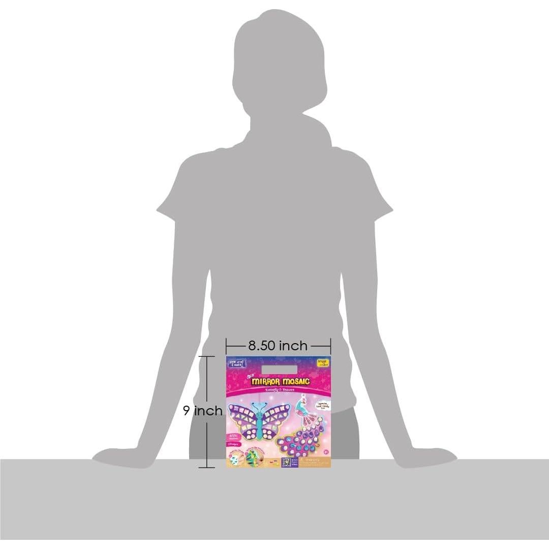Kit de Manualidades Imagimake Mosaico Mariposa y Pavo Real
