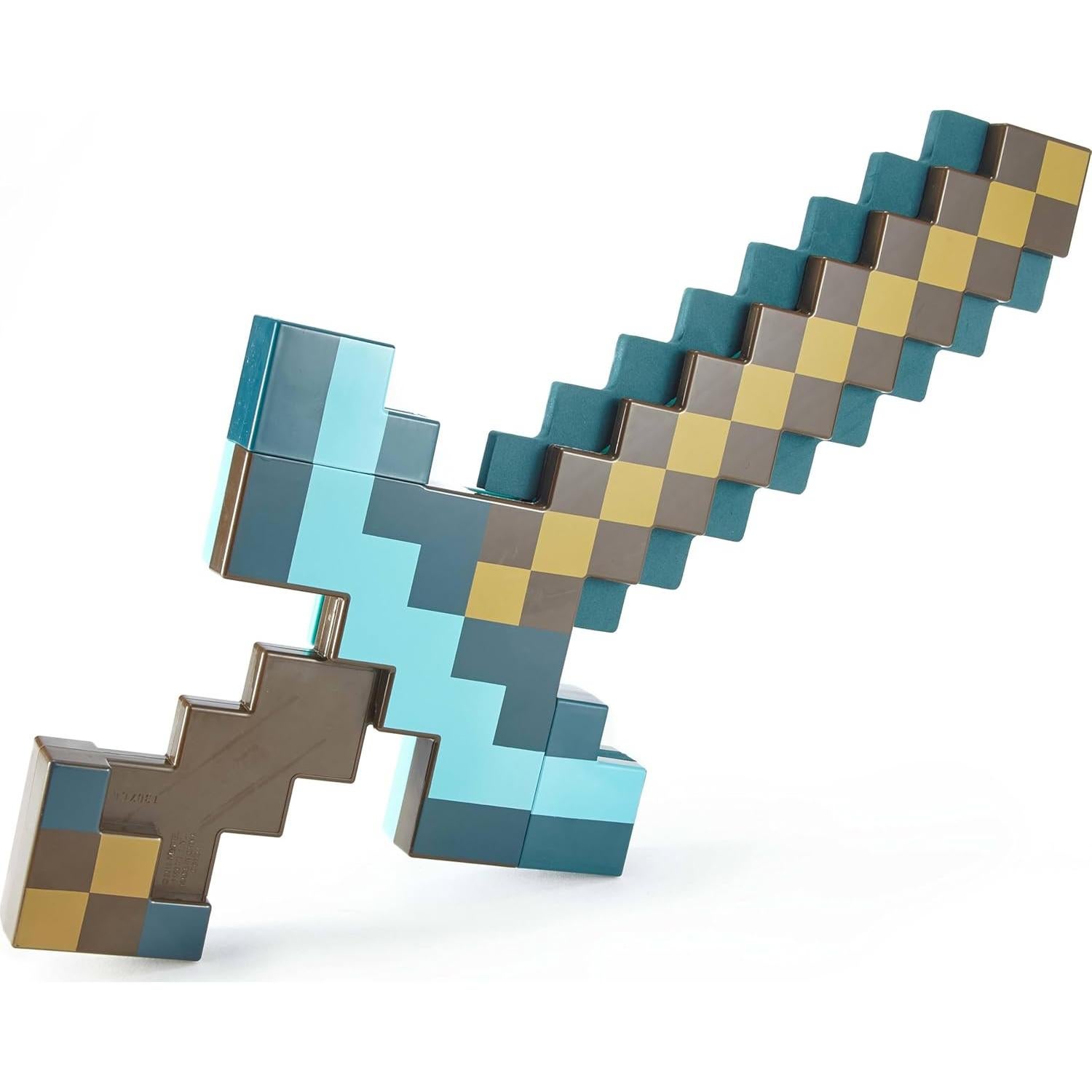 Mattel Minecraft Espada y Pico Diamante 2-en-1 Infantil