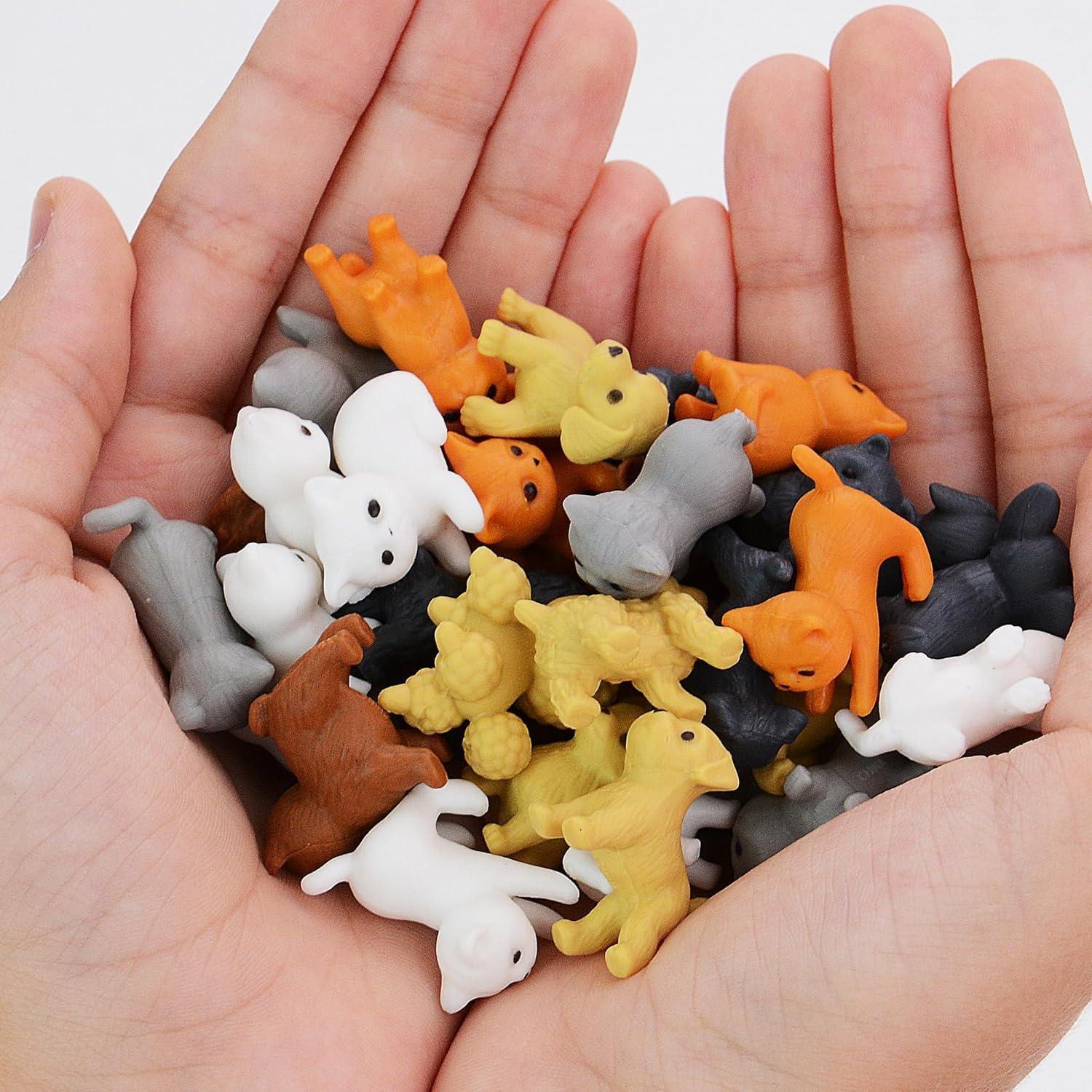 Figuritas de Perro y Gato Pequeñas Entervending - 25 Pcs