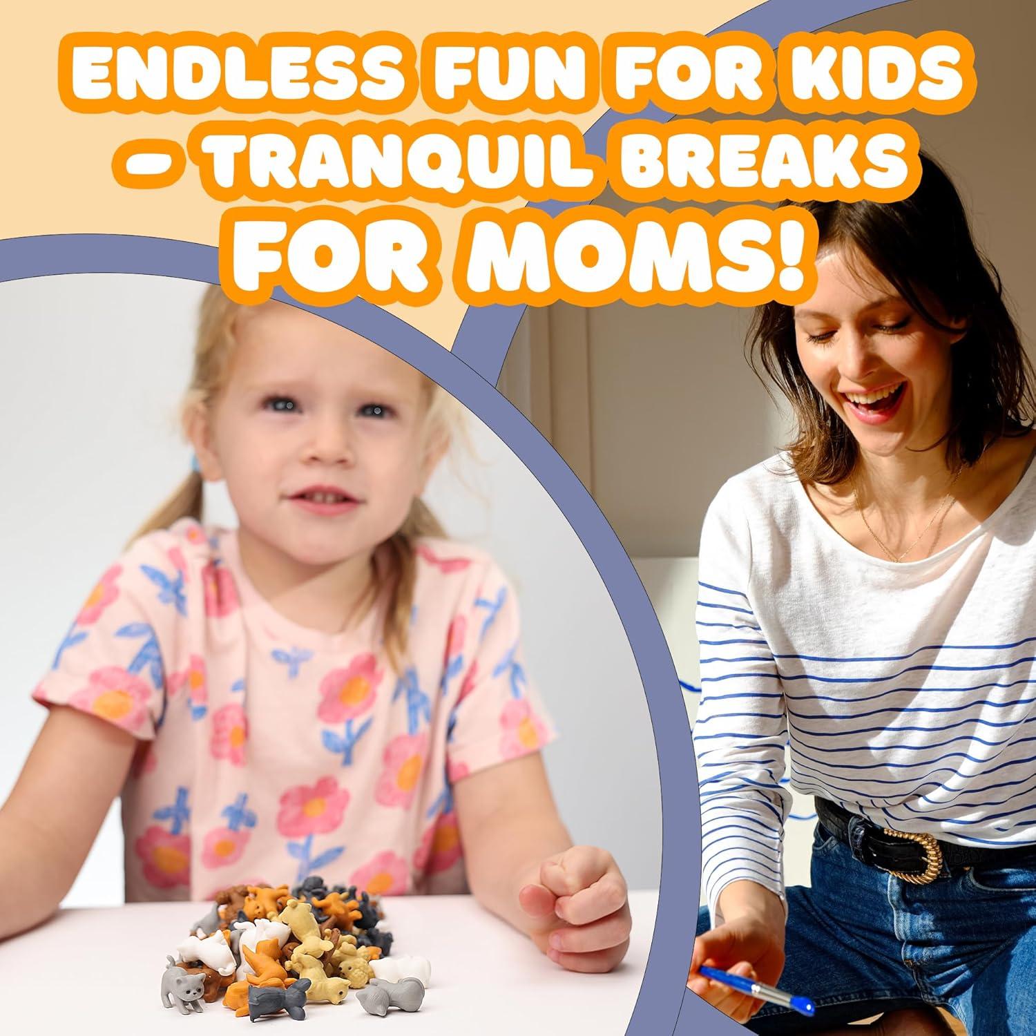 Figuritas de Perro y Gato Pequeñas Entervending - 25 Pcs