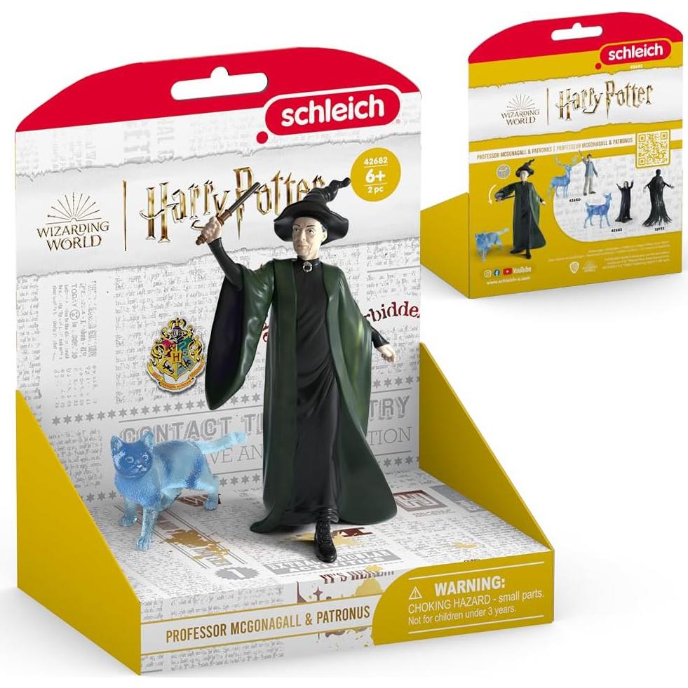 Conjunto Figuras McGonagall y Patronus Gato Schleich